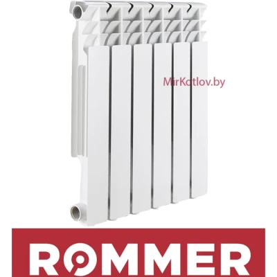 Алюминиевый радиатор Rommer Optima 500 (10 секций)