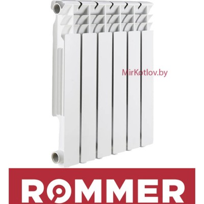 Купить Биметаллический радиатор Rommer Optima Bm 500 (1 секция) 