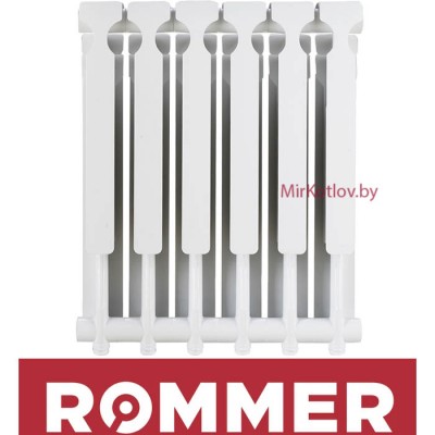 Биметаллический радиатор Rommer Optima Bm 500 (1 секция) фото 2