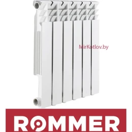 Биметаллический радиатор Rommer Optima Bm 500 (1 секция) Биметаллический радиатор Rommer Optima Bm 500 (1 секция)