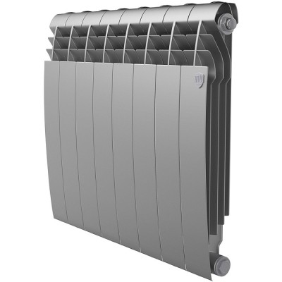 Купить Биметаллический радиатор Royal Thermo BiLiner 500 Silver Satin (8 сек) 