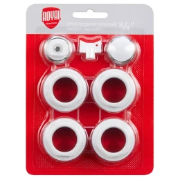 Набор присоединительный Royal Thermo 3/4" white Набор присоединительный Royal Thermo 3/4" white