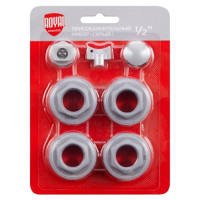Купить Набор присоединительный Royal Thermo 1/2" silver 
