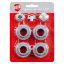 Набор присоединительный Royal Thermo 1/2" silver Набор присоединительный Royal Thermo 1/2" silver