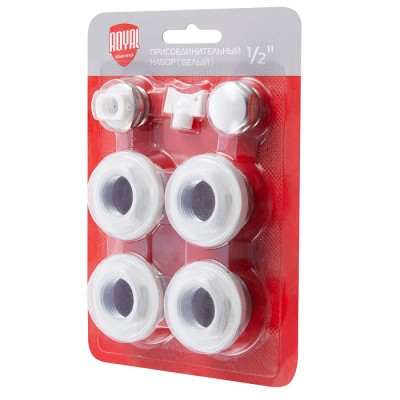 Набор присоединительный Royal Thermo 3/4" white фото 1