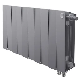 Биметаллический радиатор Royal Thermo PianoForte 300 Silver Satin VDR80 (10 сек)