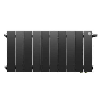 Биметаллический радиатор Royal Thermo PianoForte 300 Noir Sable VDR80 (12 сек) - гарантия до 5 лет фото 1 Биметаллический радиатор Royal Thermo PianoForte 300 Noir Sable VDR80 (12 сек) фото 1