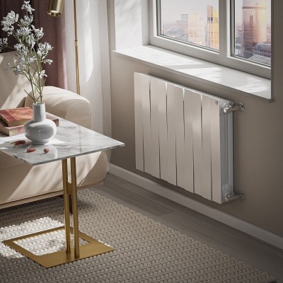Биметаллический радиатор Royal Thermo PianoForte 500 new/Bianco Traffico (6 сек) фото 4