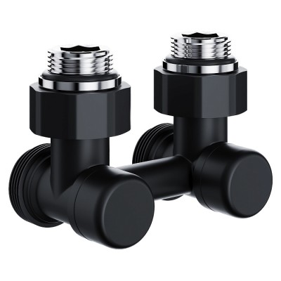 Купить Узел нижнего подключения Royal Thermo Design угловой 1/2"х3/4" EK (черный) 