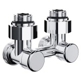 Узел нижнего подключения Royal Thermo Design угловой 1/2"х3/4" EK (хром)