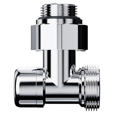 Узел нижнего подключения Royal Thermo Design угловой 1/2"х3/4" EK (хром) фото 3