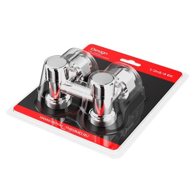 Узел нижнего подключения Royal Thermo Design угловой 1/2"х3/4" EK (хром) фото 4