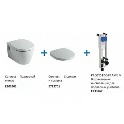 Инсталляция с унитазом Ideal Standard Connect W220101 Инсталляция с унитазом Ideal Standard Connect W220101
