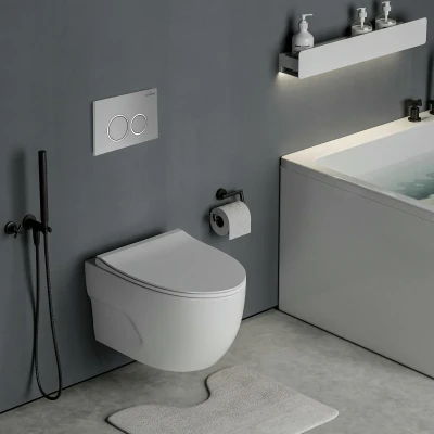 Комплект инсталляции Roxen StounFix Slim 531880 6в1 клавиша хром Комплект инсталляции Roxen StounFix Slim 531880 6в1 клавиша хром