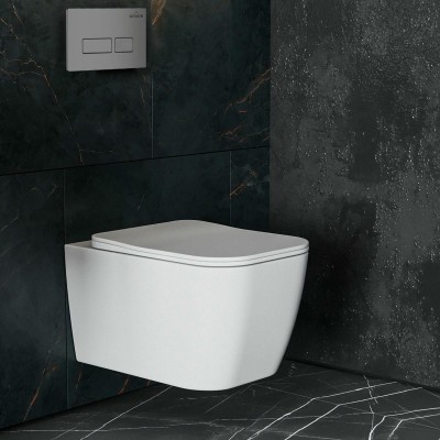 Комплект инсталляции Roxen StounFix Slim 606295 клавиша хром матовый фото 7