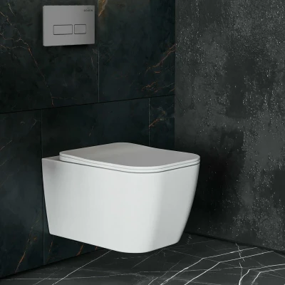 Комплект инсталляции Roxen StounFix Slim 606295 клавиша хром матовый