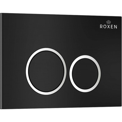Комплект инсталляции Roxen StounFix Slim 507542 клавиша черная фото 2