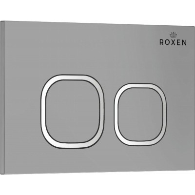 Комплект инсталляции Roxen StounFix Slim 566036 клавиша хром матовый фото 2