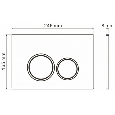 Комплект инсталляции с унитазом Roxen StounFix Slim 530473 фото 4