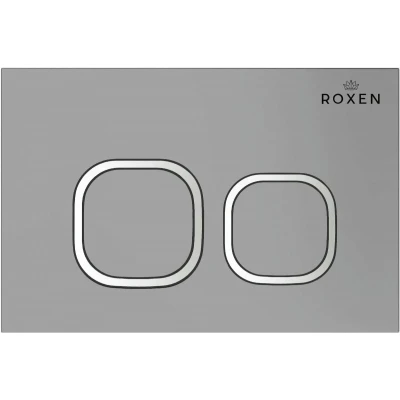 Инсталляция для подвесного унитаза Roxen StounFix Slim 710200 с клавишей смыва Santi 410280M Инсталляция для подвесного унитаза Roxen StounFix Slim 710200 с клавишей смыва Santi 410280M