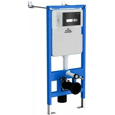 Комплект инсталляции Roxen StounFix Slim 649644 клавиша черная Комплект инсталляции Roxen StounFix Slim 649644 клавиша черная