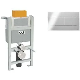 Инсталляция для унитаза OLI Expert 82 721703 + клавиша смыва Slim 659044 хром