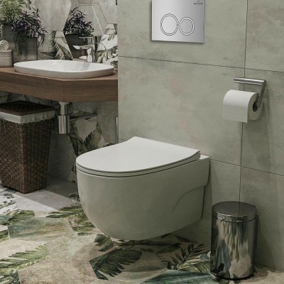 Комплект инсталляции Roxen StounFix Slim 516917 6 в 1 клавиша хром фото 9