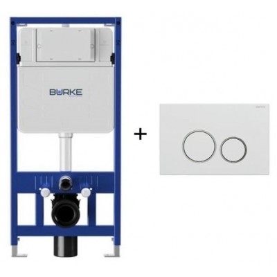 Купить Инсталляция для подвесного унитаза Burke MOD1 с кнопкой тип 05 