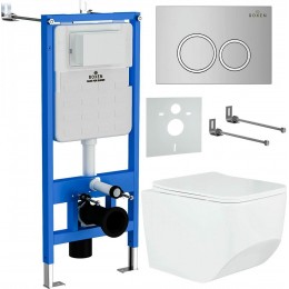 Комплект инсталляции Roxen StounFix Slim 518414 6 в 1 клавиша хром