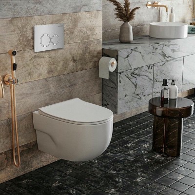 Комплект инсталляции Roxen StounFix Slim 516917 6 в 1 клавиша хром фото 8