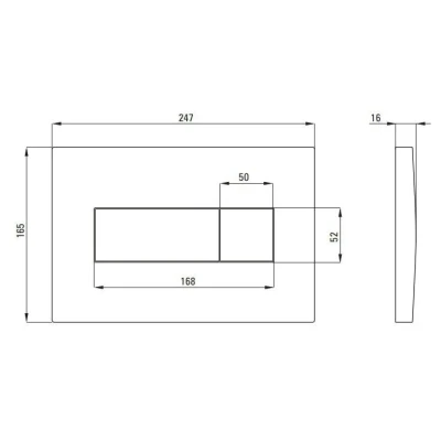 Комплект инсталляции 6 в 1 Deante Peonia Zero CDES6ZPW Комплект инсталляции 6 в 1 Deante Peonia Zero CDES6ZPW