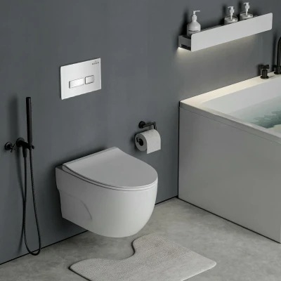 Комплект инсталляции Roxen StounFix Slim 636623 белый