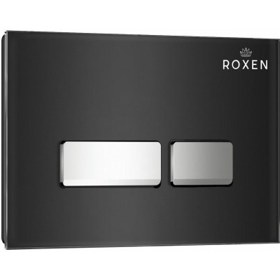 Комплект инсталляции Roxen StounFix Slim 646038 клавиша черная фото 2