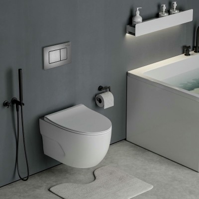 Комплект инсталляции Roxen StounFix Slim 618703 клавиша оружейная сталь фото 8