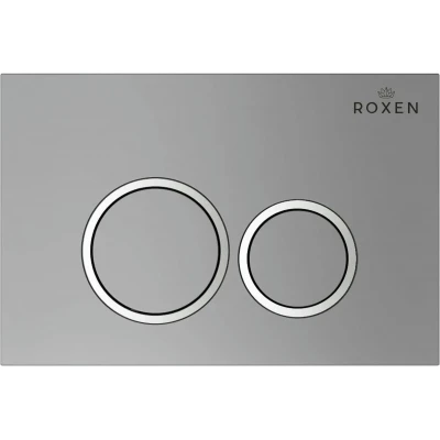 Инсталляция для подвесного унитаза Roxen StounFix Slim 710200 с клавишей смыва Santi 410260M Инсталляция для подвесного унитаза Roxen StounFix Slim 710200 с клавишей смыва Santi 410260M