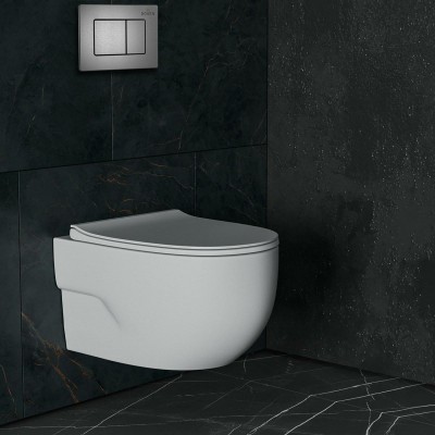 Комплект инсталляции Roxen StounFix Slim 618703 клавиша оружейная сталь фото 6