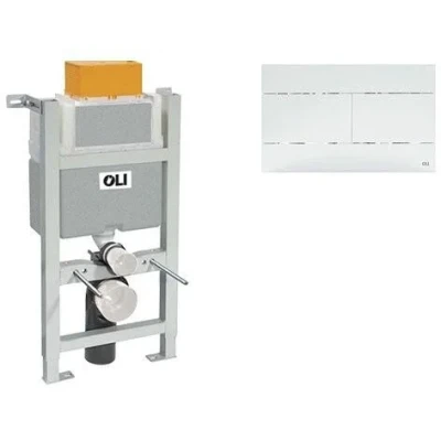 Инсталляция для унитаза OLI Expert 82 721703 + клавиша смыва Slim 659041 белая Инсталляция для унитаза OLI Expert 82 721703 + клавиша смыва Slim 659041 белая