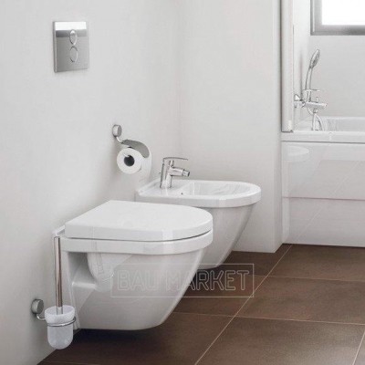 Унитаз подвесной Vitra Vitra S50 с фальшбиде в комплекте с инсталляцией Grohe Rapid SL и сиденьем Lucy New D121S163K фото 5