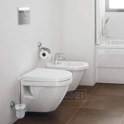 Унитаз подвесной Vitra Vitra S50 с фальшбиде в комплекте с инсталляцией Grohe Rapid SL и сиденьем Lucy New D121S163K