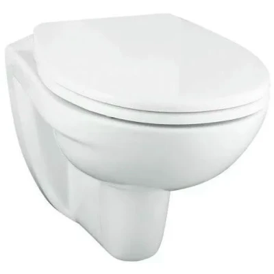 Инсталляция Eccellenza Tecnica с кнопкой хром и унитазом Grohe Lecico Perth