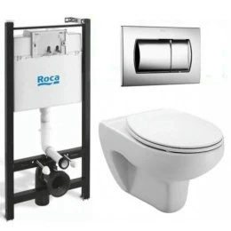 Инсталляция с унитазом Roca ПЭК Mateo 4в1 893100010 Инсталляция с унитазом Roca ПЭК Mateo 4в1 893100010