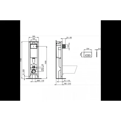 Инсталляция с унитазом Ideal Standard Connect W220101 Инсталляция с унитазом Ideal Standard Connect W220101