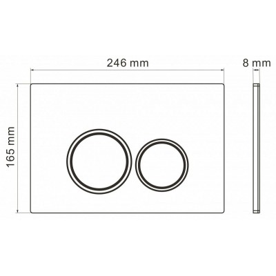 Комплект инсталляции с унитазом Roxen StounFix Slim 501057 фото 4