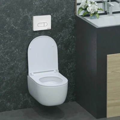 Инсталляция для унитаза Berges Novum D1 с белой кнопкой 040231