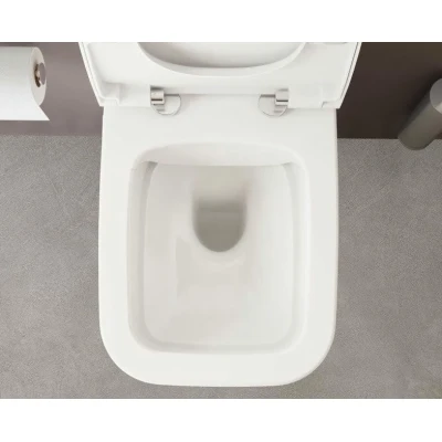 Комплект унитаз Vitra Zentrum Square с инсталляцией L-Box, клавишей смыва и сиденьем
