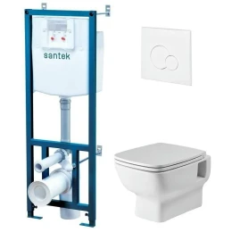 Инсталляция с унитазом Santek ПЭК Нео Rimless 1WH501758 Инсталляция с унитазом Santek ПЭК Нео Rimless 1WH501758