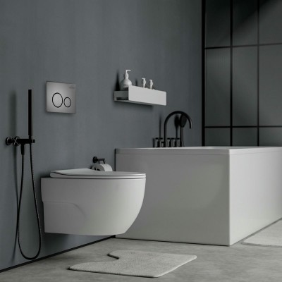 Комплект инсталляции Roxen StounFix Slim 627320 клавиша оружейная сталь фото 10