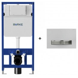 Инсталляция для подвесного унитаза Burke MOD1 с кнопкой тип 09