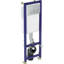 Инсталляция для унитаза Ideal Standard W370567 с клавишей смыва W3708AA хром