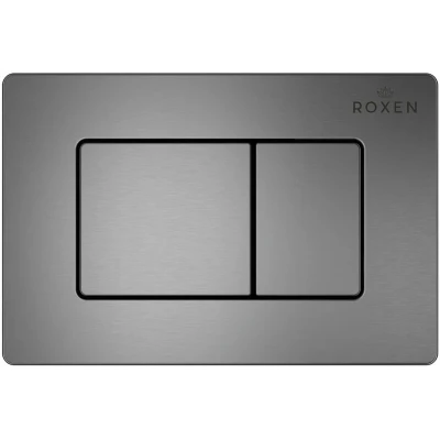 Инсталляция для подвесного унитаза Roxen StounFix Slim 710200 с клавишей смыва Steel 420280G